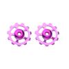 balacoo Pcs Anodized Derailleur Pulleys for Mountain Bike Rear Derailleur t Aluminum Alloy Wheel Pulley