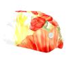 2-Pc,Bouffant Nurse Hats,Scrub Cap Adjustable Scrub Hats with Sweatband,Watercolor Red and Yellow Flowers view 1