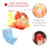 2-Pc,Bouffant Nurse Hats,Scrub Cap Adjustable Scrub Hats with Sweatband,Watercolor Red and Yellow Flowers view 2