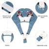 Nursing Hats,Working Cap with Buttons and Cotton Sweatband,Winter Snowflake Penguin view 4