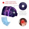 2-Pc,Bouffant Nurse Hats,Scrub Cap Adjustable Scrub Hats with Sweatband,Colorful Art Constellation Pattern view 2