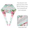 2-Pc,Scrub Bouffant Caps,Workout Hat with Sweatband Headgear for Women,Blooming Spring Flowers view 4