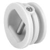SPYMINNPOO 5PCS Surfboard Leash Plug, Plastic Compact Surfing Surfboard Leg Rope Leash Plug Kayak Accessories Equipment for Repairing Surfboards (White) view 2