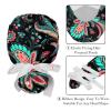 2-Pc,Gourd-Shaped Working Cap,Fisherman Hat with Buttons and Cotton Sweatband,Color Traditional Ethnic Style view 4
