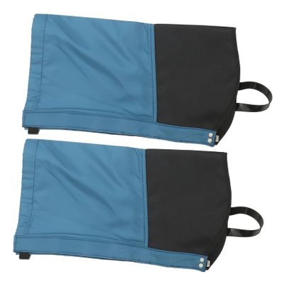 balacoo 1 Pair Shinguards Sleeves Leg Gaiters Mountain Climbing Gaiters Boot Gaiters Waterproof Calf Gaiters Snow Gaiters Protection Bike Boot Covers Men and Women Boots, 40X21cm, Blue
