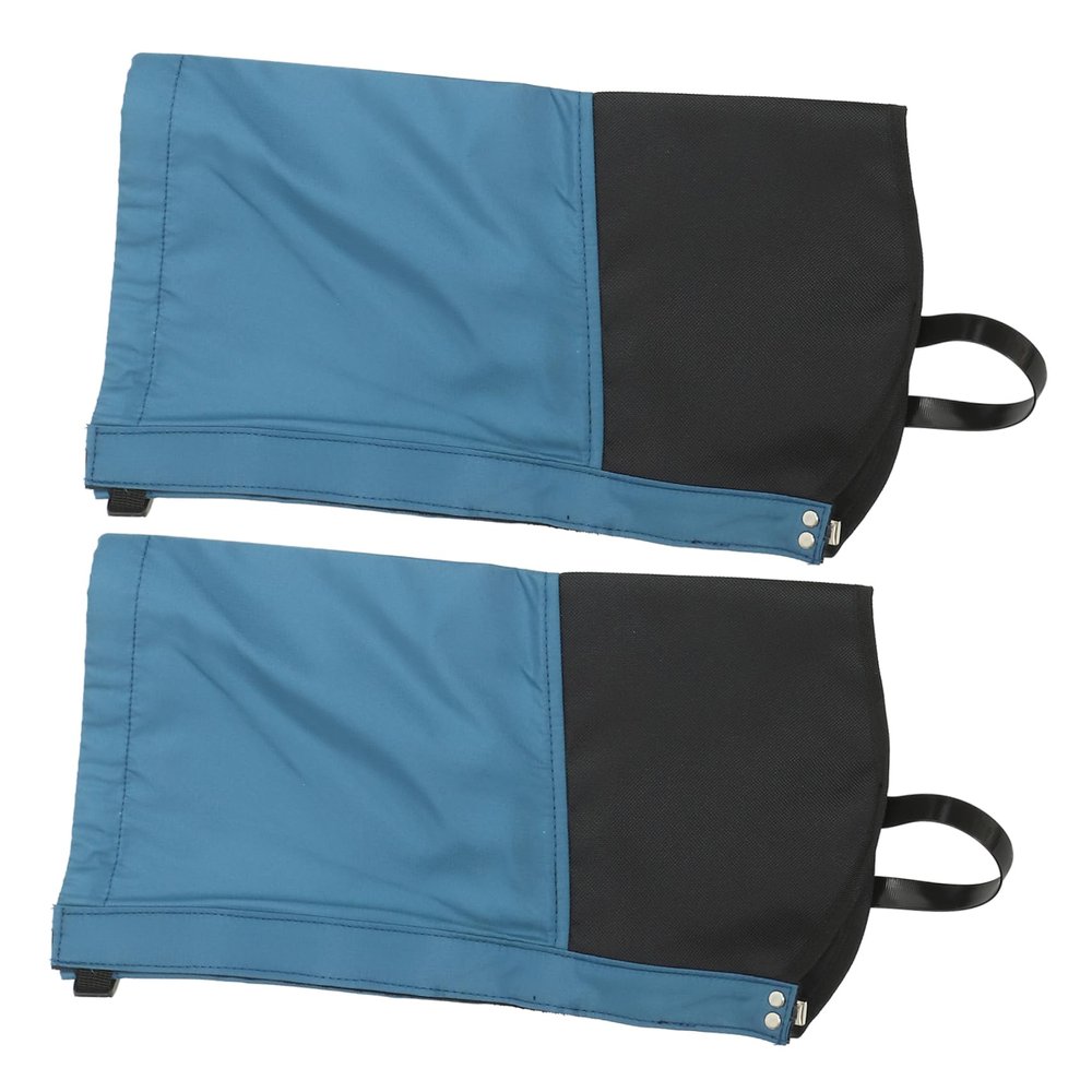 balacoo 1 Pair Shinguards Sleeves Leg Gaiters Mountain Climbing Gaiters Boot Gaiters Waterproof Calf Gaiters Snow Gaiters Protection Bike Boot Covers Men and Women Boots, 40X21cm, Blue
