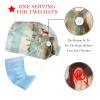2-Pc,Bouffant Nurse Hats,Scrub Cap Adjustable Scrub Hats with Sweatband,Flower Arrow Bull Skull view 2