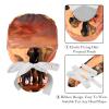 2-Pc,Gourd-Shaped Working Cap,Fisherman Hat with Buttons and Cotton Sweatband,African Grassland Elephant Family view 4