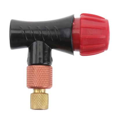 Gogogmee Portable Inflatable Bottle Adapter for Mountain Bike Pumping Thickened Inflator Head Compatible with Various Valves Easy Air Outlet