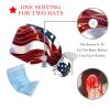 YTYVAGT 2-Pc,Gourd-Shaped Working Cap,Fisherman Hat with Buttons and Cotton Sweatband,Fourth of July Hat with Flag view 3