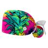 2-Pc,Gourd-Shaped Working Cap,Fisherman Hat with Buttons and Cotton Sweatband,Art Color Doodle Pineapple view 1