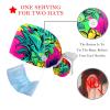 2-Pc,Gourd-Shaped Working Cap,Fisherman Hat with Buttons and Cotton Sweatband,Art Color Doodle Pineapple view 3