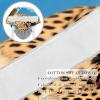 2-Pc,Gourd-Shaped Working Cap,Fisherman Hat with Buttons and Cotton Sweatband,Animal Leopard Traditional view 2