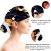 Nurse Scrub Caps,Scrub Hats with Buttons and Cotton Sweatband,Abstract Skeleton and Skull Art Illustration view 3