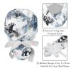 2-Pc,Gourd-Shaped Working Cap,Fisherman Hat with Buttons and Cotton Sweatband,Deer Bear Wolf Eagle view 4