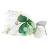 2-Pc,Gourd-Shaped Working Cap,Fisherman Hat with Buttons and Cotton Sweatband,Butterfly Green Leaf Clover view 1