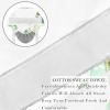2-Pc,Gourd-Shaped Working Cap,Fisherman Hat with Buttons and Cotton Sweatband,Butterfly Green Leaf Clover view 2