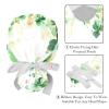 2-Pc,Gourd-Shaped Working Cap,Fisherman Hat with Buttons and Cotton Sweatband,Butterfly Green Leaf Clover view 4