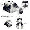 Nurse Scrub Caps,Scrub Hats with Buttons and Cotton Sweatband,Animal Panda Abstract Art Pattern view 2