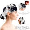 Nurse Scrub Caps,Scrub Hats with Buttons and Cotton Sweatband,Animal Panda Abstract Art Pattern view 3
