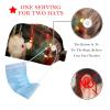 2-Pc,Bouffant Nurse Hats,Scrub Cap Adjustable Scrub Hats with Sweatband,Christmas Puppy Dog view 2
