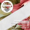2-Pc,Gourd-Shaped Working Cap,Fisherman Hat with Buttons and Cotton Sweatband,Floral Seamless Roses view 2
