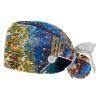 2-Pc,Gourd-Shaped Working Cap,Fisherman Hat with Buttons and Cotton Sweatband,Christmas Tree Ice Skating view 1