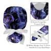 2-Pc,Gourd-Shaped Working Cap,Fisherman Hat with Buttons and Cotton Sweatband,Fantasy Ocean Purple Jellyfish view 4