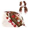 Scrub Hat,Working Head Cover with Buttons and Cotton Sweatband,Welcome Animal Love and Tree view 1