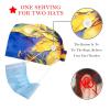 2-Pc,Bouffant Nurse Hats,Scrub Cap Adjustable Scrub Hats with Sweatband,Art Style Watercolor Sunflower view 2