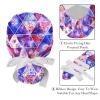 2-Pc,Gourd-Shaped Working Cap,Fisherman Hat with Buttons and Cotton Sweatband,Ethnic Flower Mandala Vintage view 4
