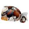 YTYVAGT 2-Pc,Gourd-Shaped Working Cap,Fisherman Hat with Buttons and Cotton Sweatband,Basketball Football Baseball view 1