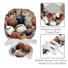 YTYVAGT 2-Pc,Gourd-Shaped Working Cap,Fisherman Hat with Buttons and Cotton Sweatband,Basketball Football Baseball view 4
