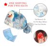 2-Pc,Gourd-Shaped Working Cap,Fisherman Hat with Buttons and Cotton Sweatband,Christmas Stars Snowflakes Snowman view 3