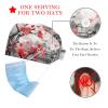 2-Pc,Bouffant Nurse Hats,Scrub Cap Adjustable Scrub Hats with Sweatband,Cherry Blossom Mountain River view 2