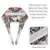 2-Pc,Bouffant Nurse Hats,Scrub Cap Adjustable Scrub Hats with Sweatband,Cherry Blossom Mountain River view 4