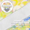 2-Pc,Gourd-Shaped Working Cap,Fisherman Hat with Buttons and Cotton Sweatband,Abstract Rinabow Color Flowers Daisy view 2