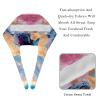2-Pc,Bouffant Nurse Hats,Scrub Cap Adjustable Scrub Hats with Sweatband,Abstract Colorful Background Marble view 4