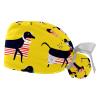 2-Pc,Gourd-Shaped Working Cap,Fisherman Hat with Buttons and Cotton Sweatband,Bonjour French Dogs view 1