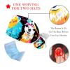 2-Pc,Gourd-Shaped Working Cap,Fisherman Hat with Buttons and Cotton Sweatband,Animal Alpaca Llama Print view 3