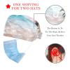 2-Pc,Bouffant Nurse Hats,Scrub Cap Adjustable Scrub Hats with Sweatband,Sea Beach Pineapple view 2