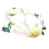 2-Pc,Bouffant Nurse Hats,Scrub Cap Adjustable Scrub Hats with Sweatband,Bright Watercolor Flowers Peony view 1