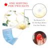 2-Pc,Bouffant Nurse Hats,Scrub Cap Adjustable Scrub Hats with Sweatband,Bright Watercolor Flowers Peony view 2