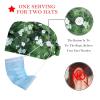 2-Pc,Bouffant Nurse Hats,Scrub Cap Adjustable Scrub Hats with Sweatband,Flower Field White Pattern view 2