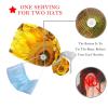 2-Pc,Gourd-Shaped Working Cap,Fisherman Hat with Buttons and Cotton Sweatband,Floral Sunflower view 3