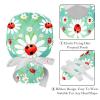 2-Pc,Gourd-Shaped Working Cap,Fisherman Hat with Buttons and Cotton Sweatband,Daisy Flower and Animals view 4