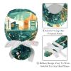 2-Pc,Gourd-Shaped Working Cap,Fisherman Hat with Buttons and Cotton Sweatband,Cartoon Animal House view 4