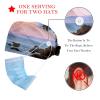 2-Pc,Bouffant Nurse Hats,Scrub Cap Adjustable Scrub Hats with Sweatband,White Lighthouse Pink Sky view 2