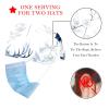 2-Pc,Bouffant Nurse Hats,Scrub Cap Adjustable Scrub Hats with Sweatband,Deer and Leaves Eagle view 2