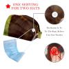 2-Pc,Bouffant Nurse Hats,Scrub Cap Adjustable Scrub Hats with Sweatband,Farm Brown Cow view 2